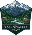 Peaks N Valley Stays logo