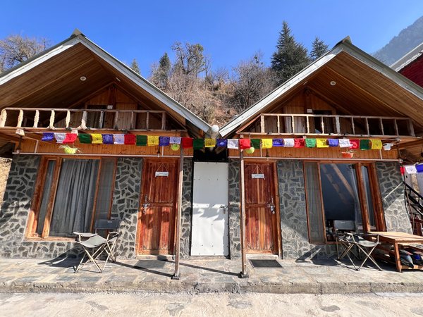 The two cottages by day